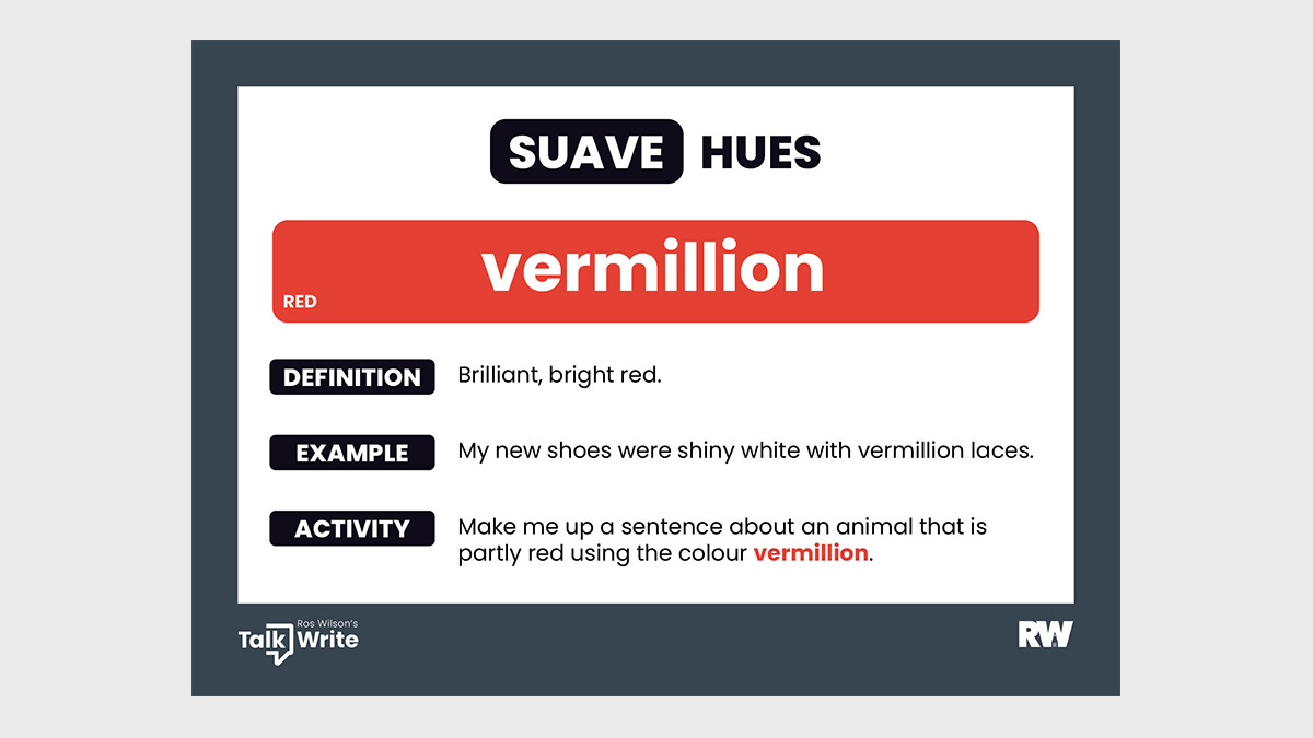 Suave hues resource - vermillion