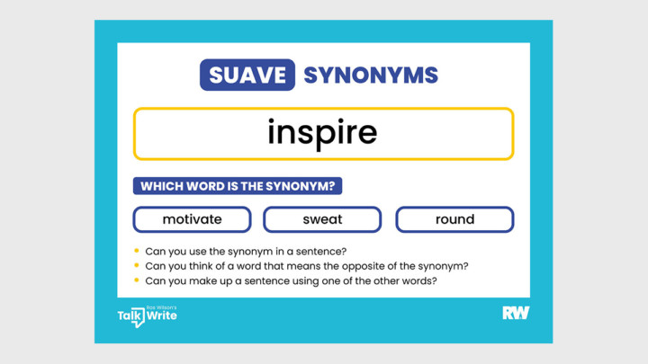 Suave synonyms resource - inspire