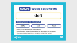 Suave word synonyms - deft